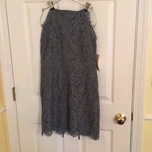 TOBI halter blue/grey bodycon dress NEVER WORN!